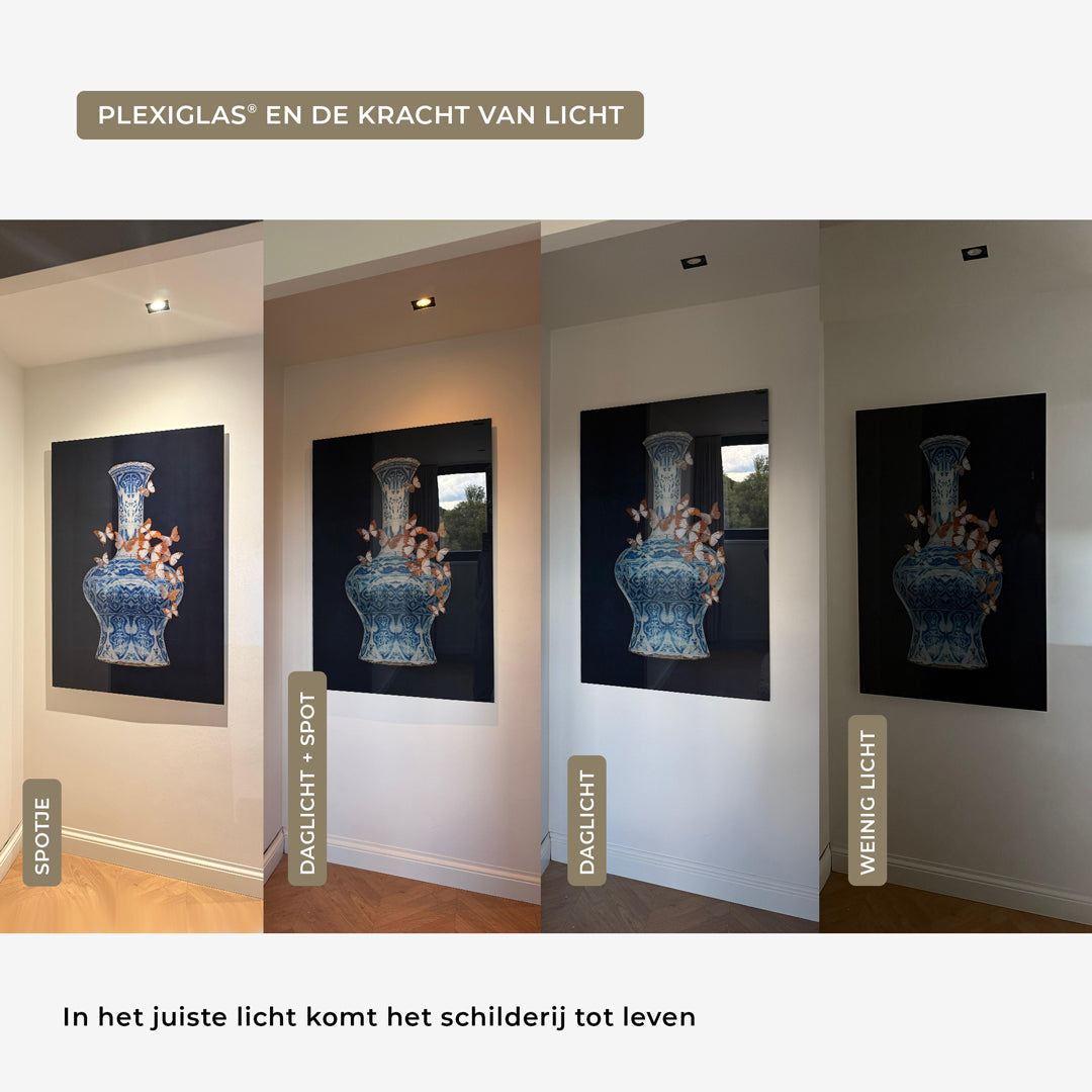 Du Chaos- plexiglas schilderij - kunst