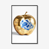 A bite of gold - Verticaal- plexiglas schilderij - kunst