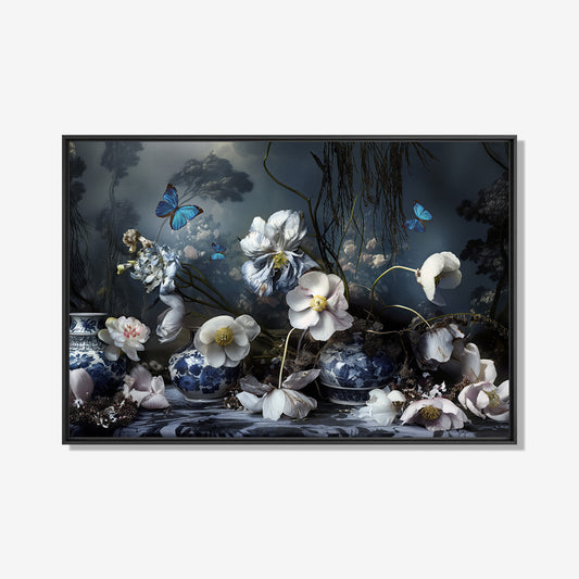 Aerial Blossoms - Bloemen schilderij- plexiglas schilderij - kunst