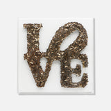 LOVE Brons - 3d art- plexiglas schilderij - kunst