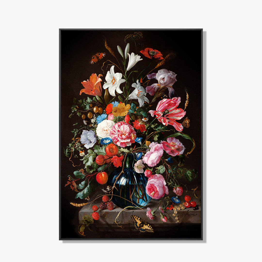 Bloemen bom - Bloemen schilderij- plexiglas schilderij - kunst