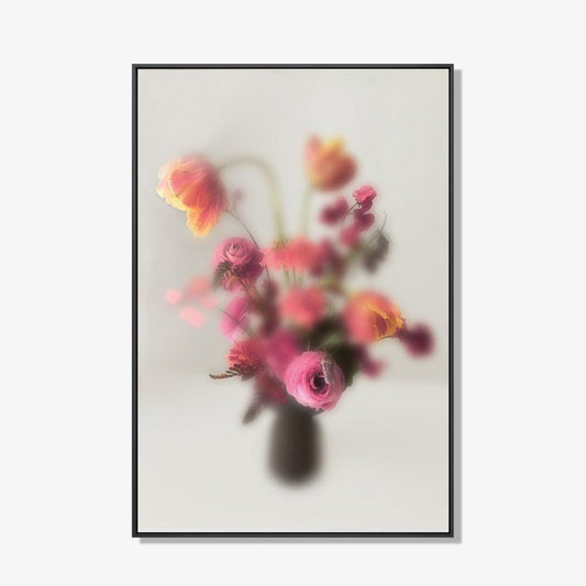 Blurred Flowers - Bloemen schilderij- plexiglas schilderij - kunst