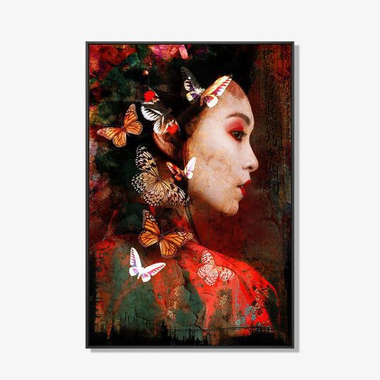 Butterfly Dreams - Schilderij op plexiglas- plexiglas schilderij - kunst