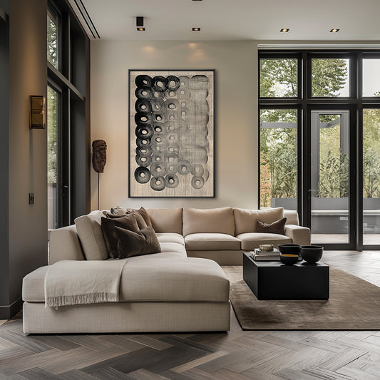 Creation - Japandi schilderij- plexiglas schilderij - kunst