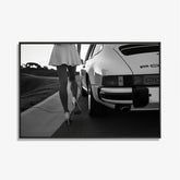 City Chic - Zwart wit schilderij- plexiglas schilderij - kunst