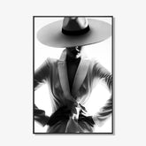 Classic - Zwart wit schilderij- plexiglas schilderij - kunst