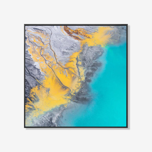 Coast - Abstract schilderij- plexiglas schilderij - kunst