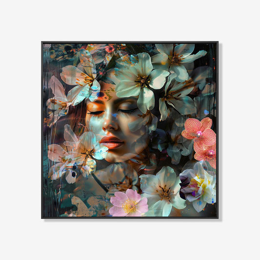 Dany - Bloemen schilderij- plexiglas schilderij - kunst