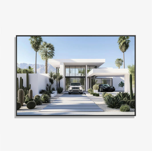 Desert Drives- plexiglas schilderij - kunst