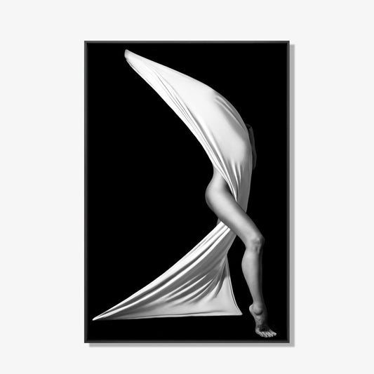 Disguise - Zwart wit schilderij- plexiglas schilderij - kunst