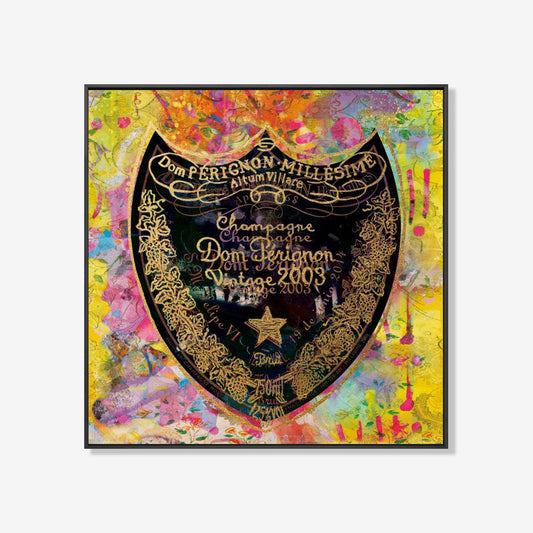 Dom Perignon - Plexiglas Schilderij- plexiglas schilderij - kunst