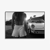 Driven by Desire - Zwart wit schilderij- plexiglas schilderij - kunst