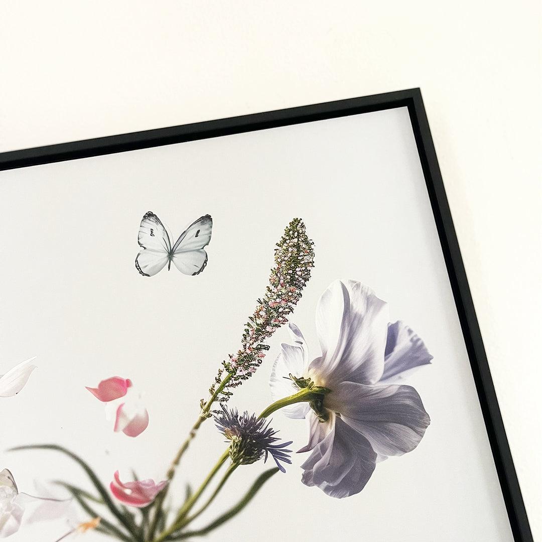 Floral Frenzy - Bloemen schilderij- plexiglas schilderij - kunst