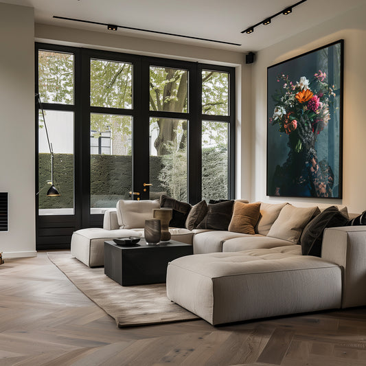 Floral- plexiglas schilderij - kunst