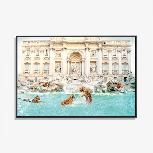 Fountain of fear- plexiglas schilderij - kunst