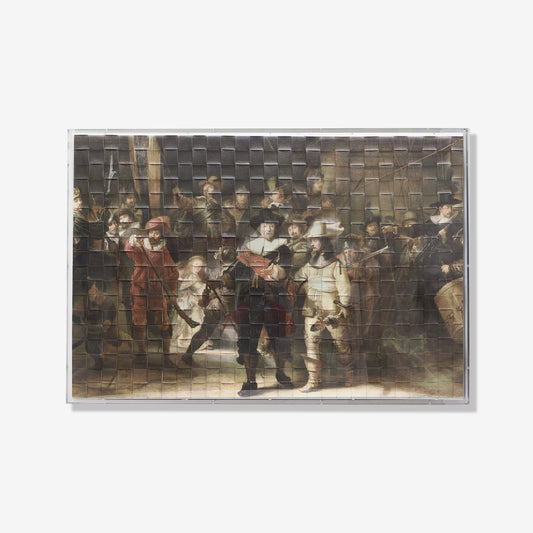 Nachtwacht woven - 3d art- plexiglas schilderij - kunst