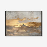 Golden River - Abstract schilderij- plexiglas schilderij - kunst