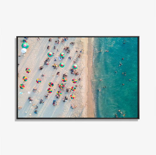 Happy Beach- plexiglas schilderij - kunst