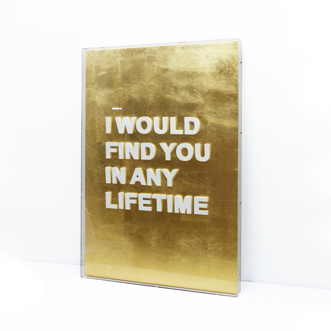 I would find you in any lifetime - 3d art- plexiglas schilderij - kunst