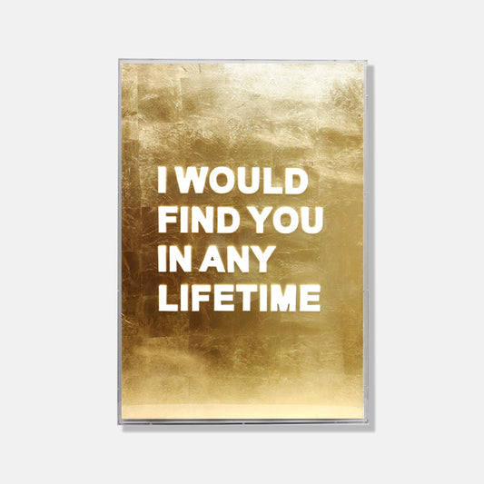 I would find you in any lifetime - 3d art- plexiglas schilderij - kunst