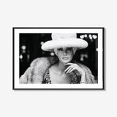 Isadora - Zwart wit schilderij- plexiglas schilderij - kunst