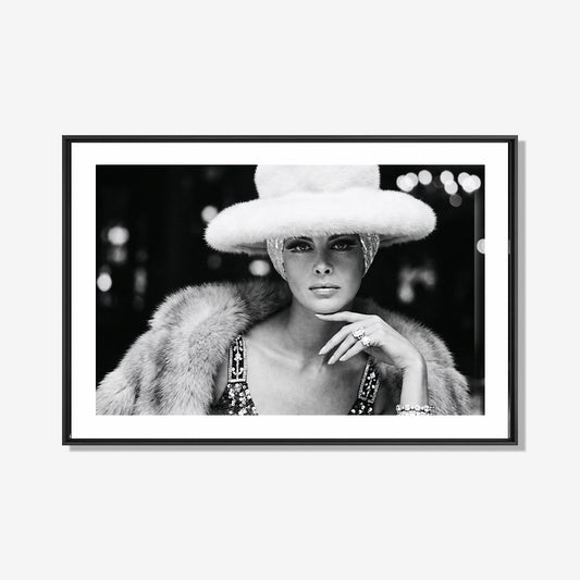 Isadora - Zwart wit schilderij- plexiglas schilderij - kunst