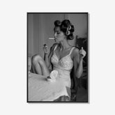 Light my Fire - Zwart wit schilderij- plexiglas schilderij - kunst