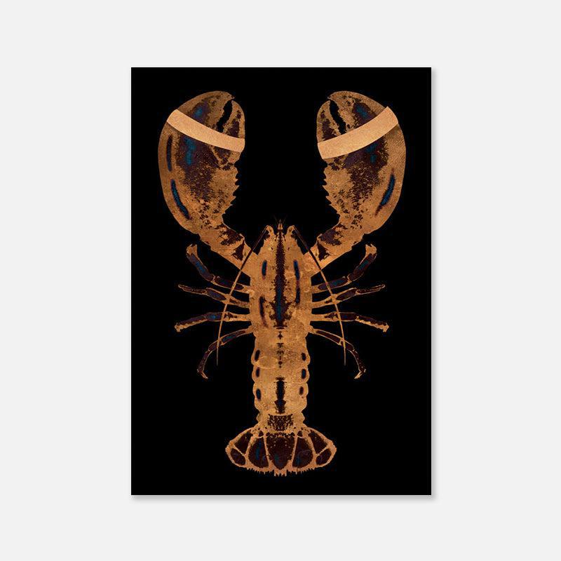 Lobster Black- plexiglas schilderij - kunst
