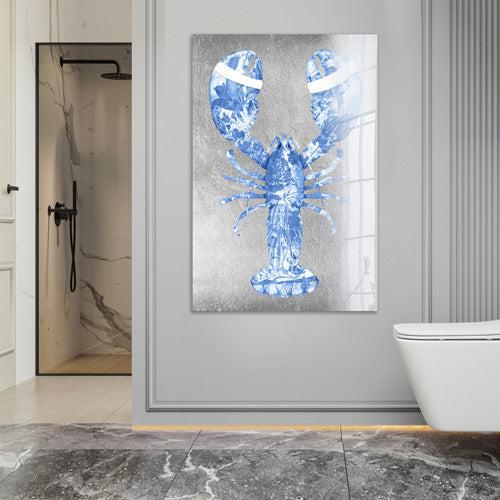 Lobster Silver- plexiglas schilderij - kunst