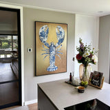 Lobster Royal Blue - SPECIAL EDITION- plexiglas schilderij - kunst