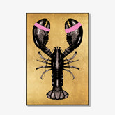Lobster Royal Pink- plexiglas schilderij - kunst