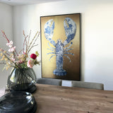 Lobster Royal Blue - SPECIAL EDITION- plexiglas schilderij - kunst