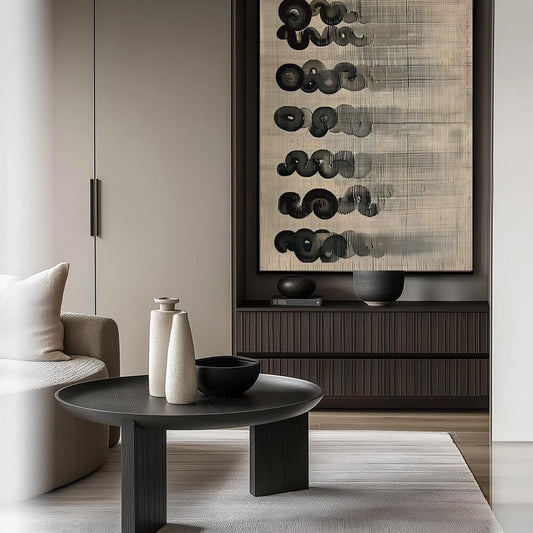 Movement - Japandi schilderij- plexiglas schilderij - kunst