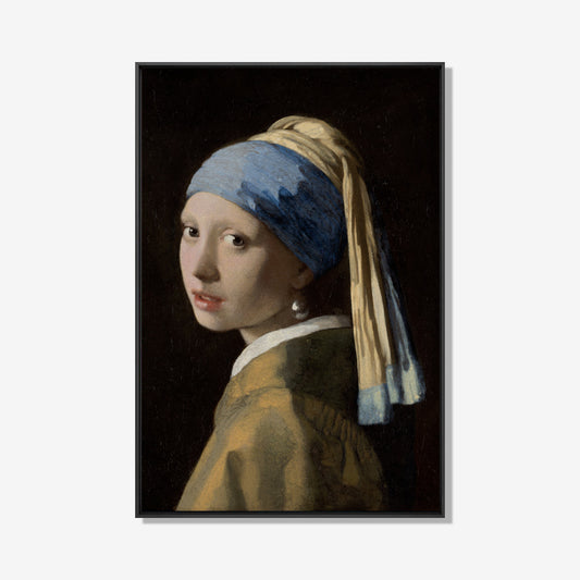 Meisje met de Parel- plexiglas schilderij - kunst