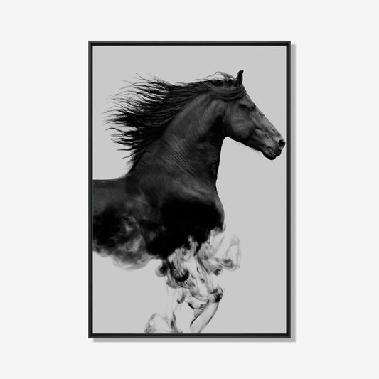 Night Prince - Zwart wit schilderij- plexiglas schilderij - kunst