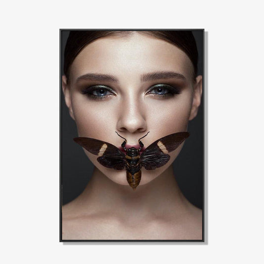 Nachtvlinder- plexiglas schilderij - kunst