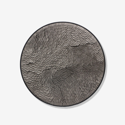 Suede Mandala - 3d art- plexiglas schilderij - kunst