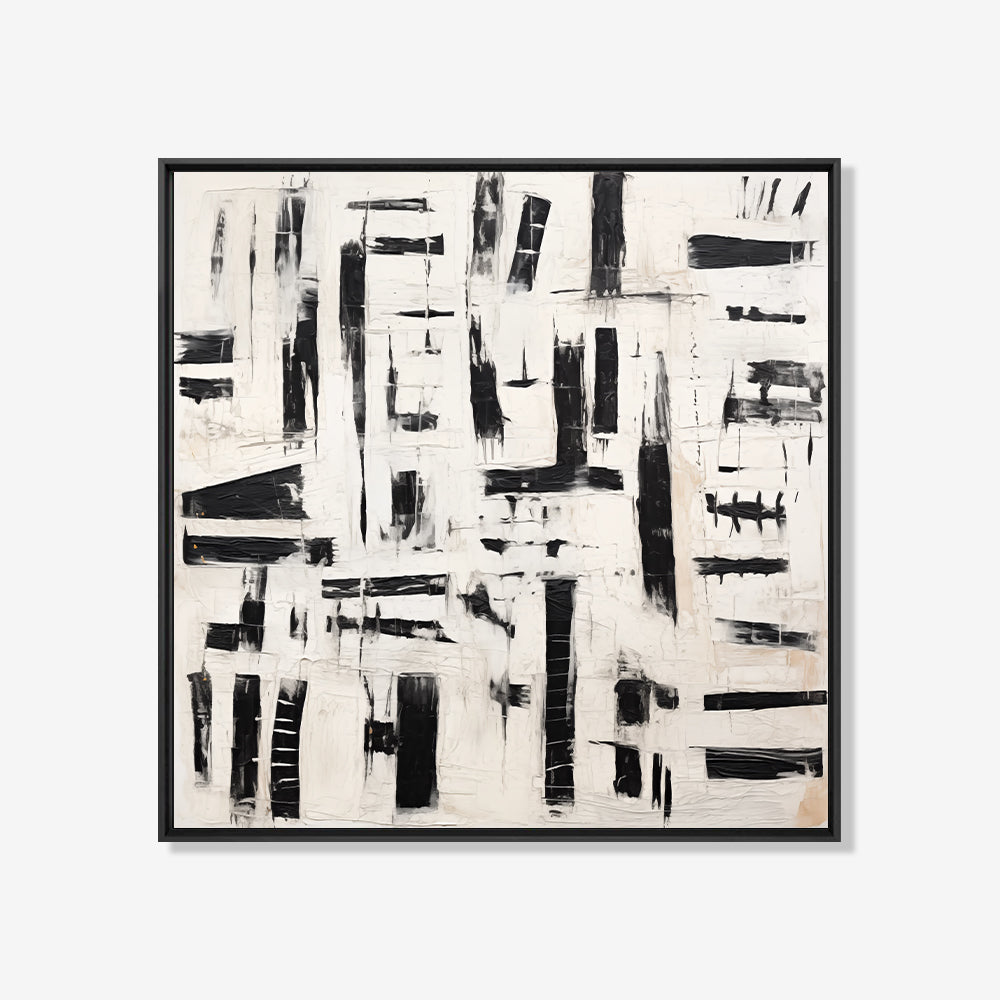 Stripped - Abstract schilderij- plexiglas schilderij - kunst