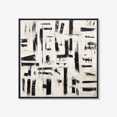 Stripped - Abstract schilderij- plexiglas schilderij - kunst