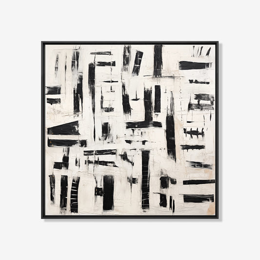 Stripped - Abstract schilderij- plexiglas schilderij - kunst