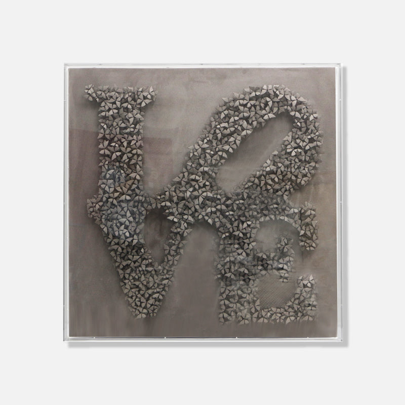LOVE Butterflies SPECIAL EDITION - 3d art- plexiglas schilderij - kunst
