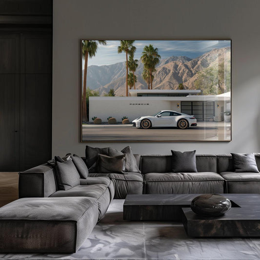 Sunset Drive - akoestische schilderijen- plexiglas schilderij - kunst