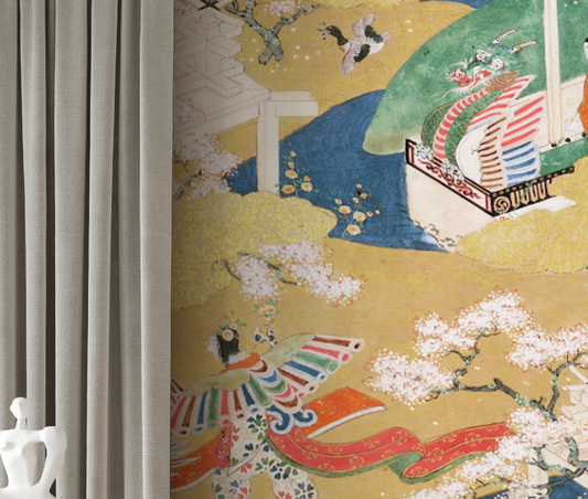 Japans Festival - Naadloos behang- plexiglas schilderij - kunst