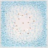 Vlinder Chaos Light Blue - 3d art - Abstract schilderij- plexiglas schilderij - kunst