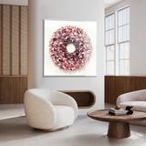 Vlinder Mandala Pink - 3d art - Abstract schilderij- plexiglas schilderij - kunst