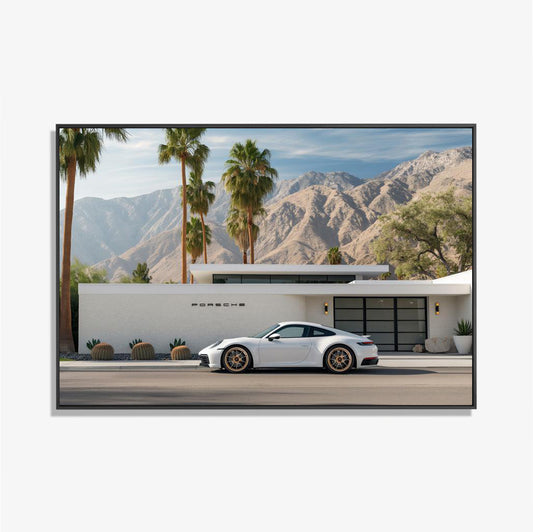 Sunset Drive- plexiglas schilderij - kunst