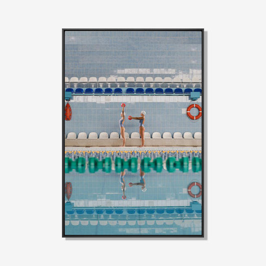 Synchronized swim- plexiglas schilderij - kunst