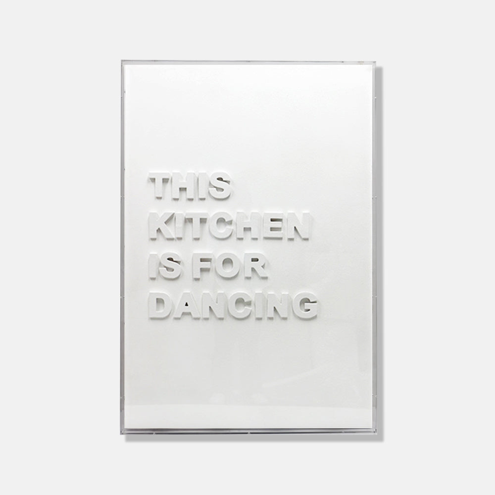 This kitchen is for dancing - 3d art- plexiglas schilderij - kunst