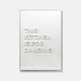 This kitchen is for dancing - 3d art- plexiglas schilderij - kunst