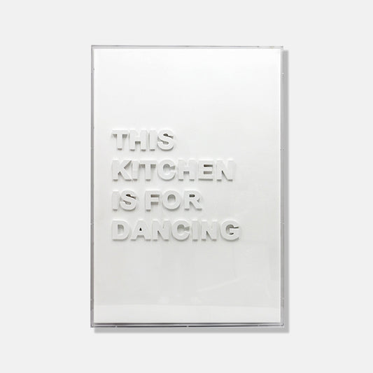 This kitchen is for dancing - 3d art- plexiglas schilderij - kunst